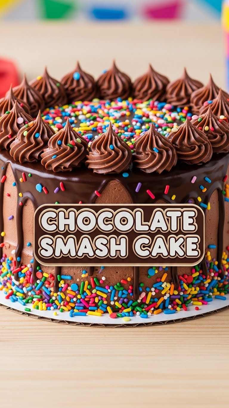 Chocolate Smash Cake