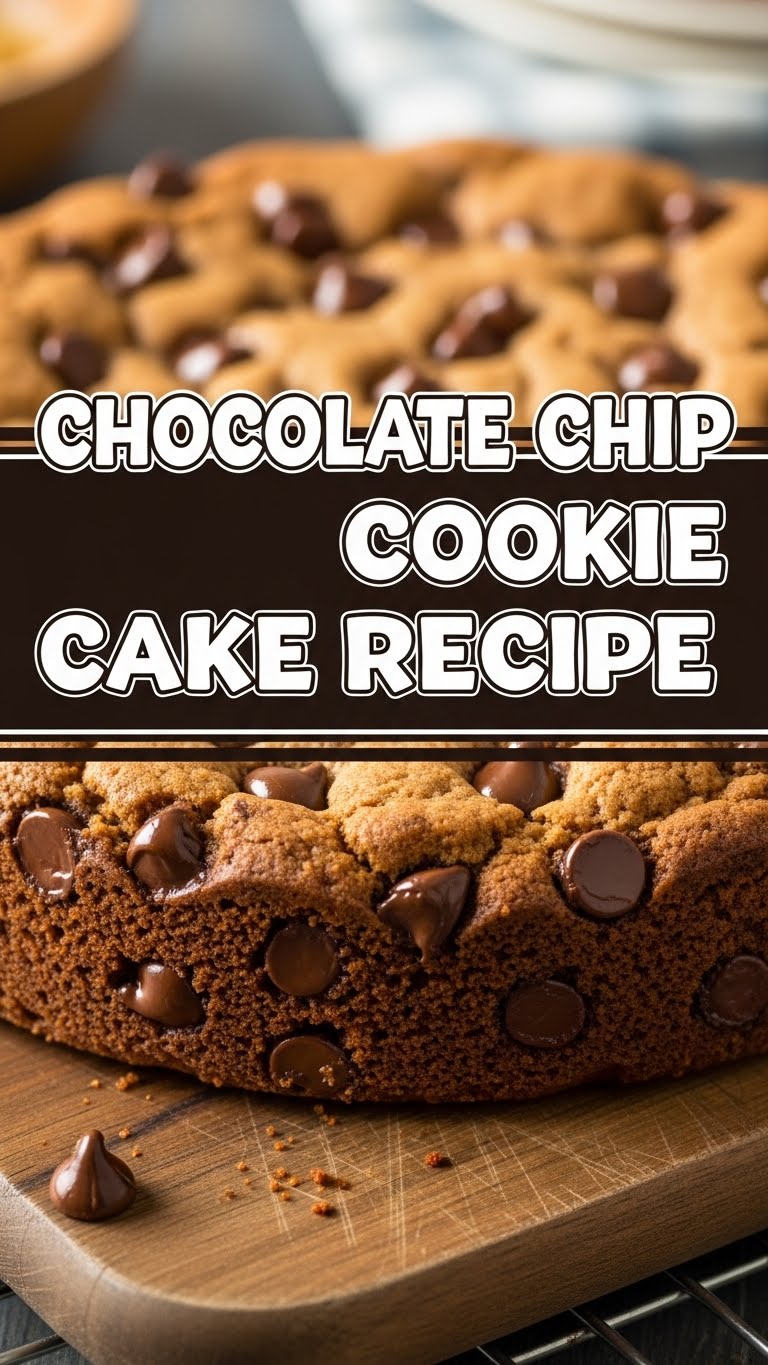 Chocolate Chip Cookie Cake Recipe
