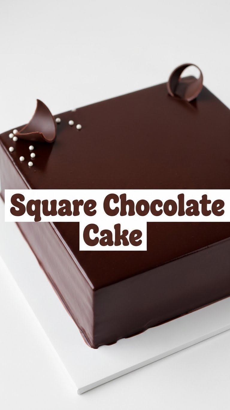 Square Chocolate Cake