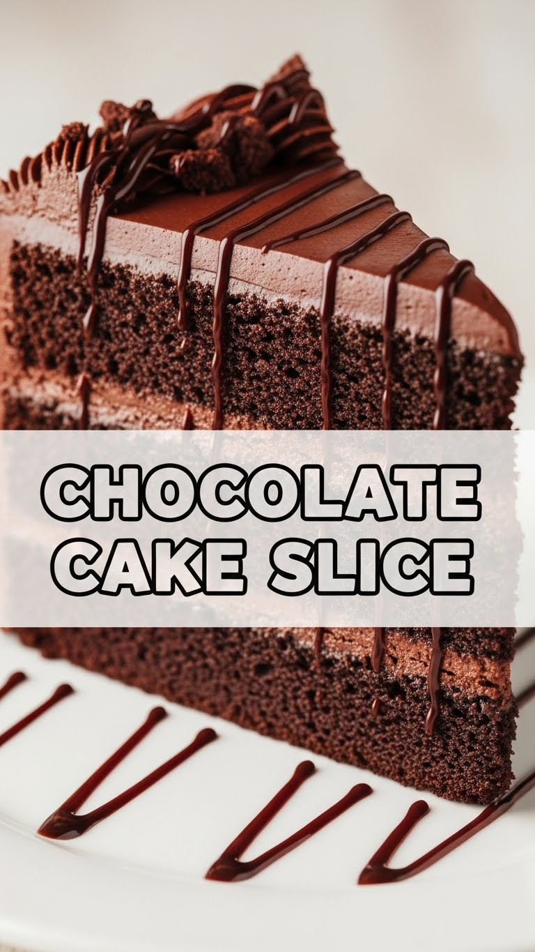 Chocolate Cake Slice