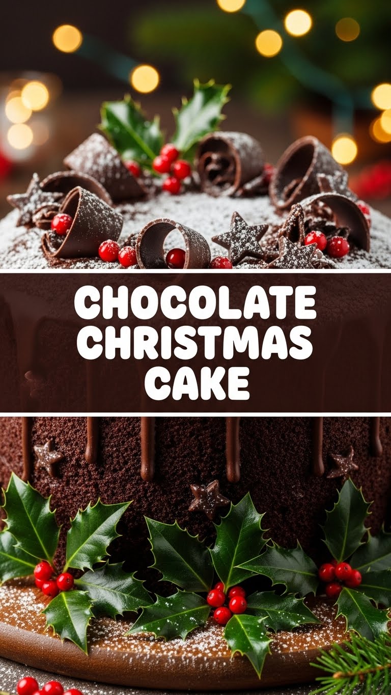 Chocolate Christmas Cake