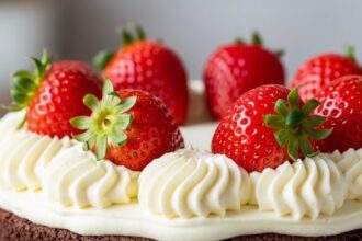 Chocolate And Strawberry Cake