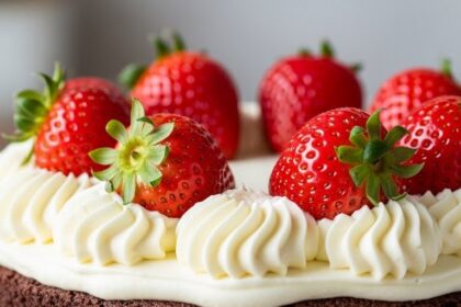 Chocolate And Strawberry Cake