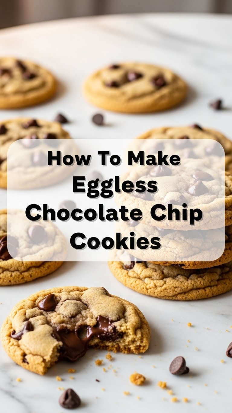 How To Make Eggless Chocolate Chip Cookies