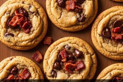 Maple Bacon Bourbon Chocolate Chip Cookies