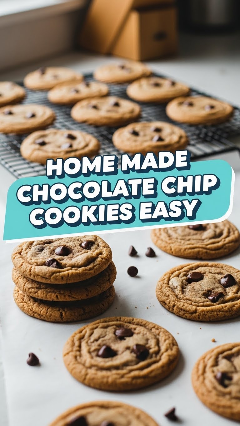 Home Made Chocolate Chip Cookies Easy