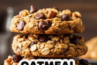 Oatmeal Chocolate Chip Monster Cookies