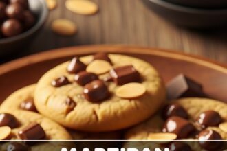Marzipan Chocolate Chip Cookies