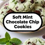 Soft Mint Chocolate Chip Cookies