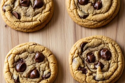 Vegan Miso Chocolate Chip Cookies