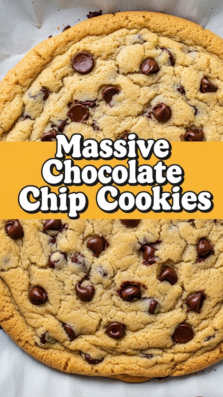 Massive Chocolate Chip Cookies