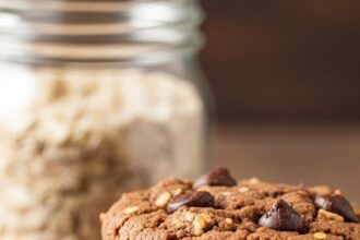 Healthy Dark Chocolate Chip Cookies