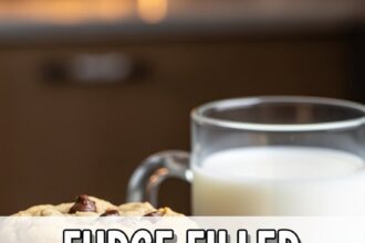 Fudge Filled Chocolate Chip Cookies