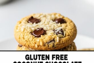 Gluten Free Coconut Chocolate Chip Cookies