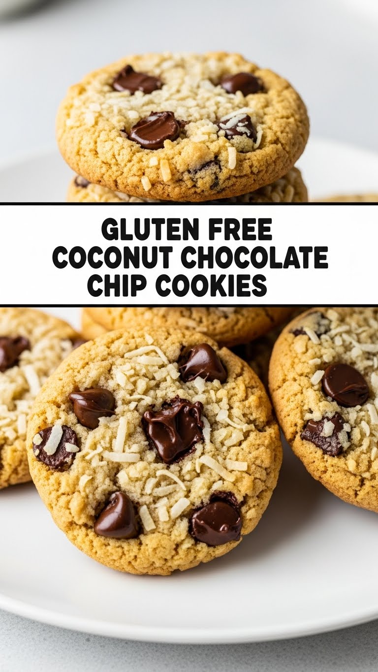 Gluten Free Coconut Chocolate Chip Cookies