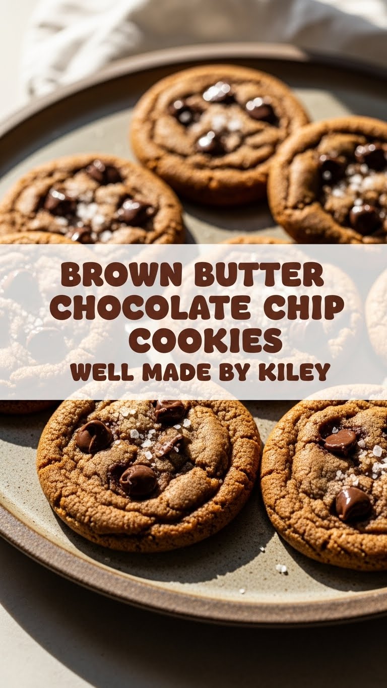 Brown Butter Chocolate Chip Cookies Well Made By Kiley