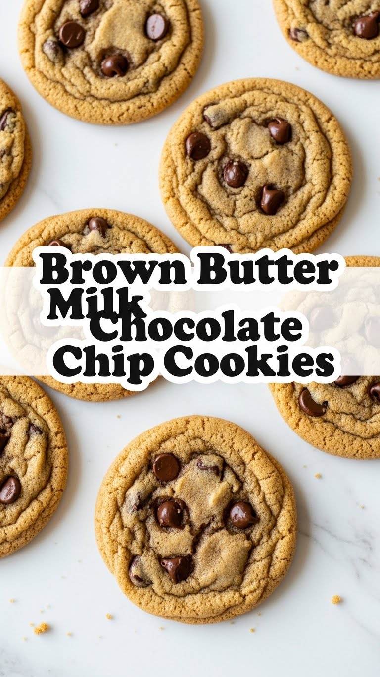 Brown Butter Milk Chocolate Chip Cookies