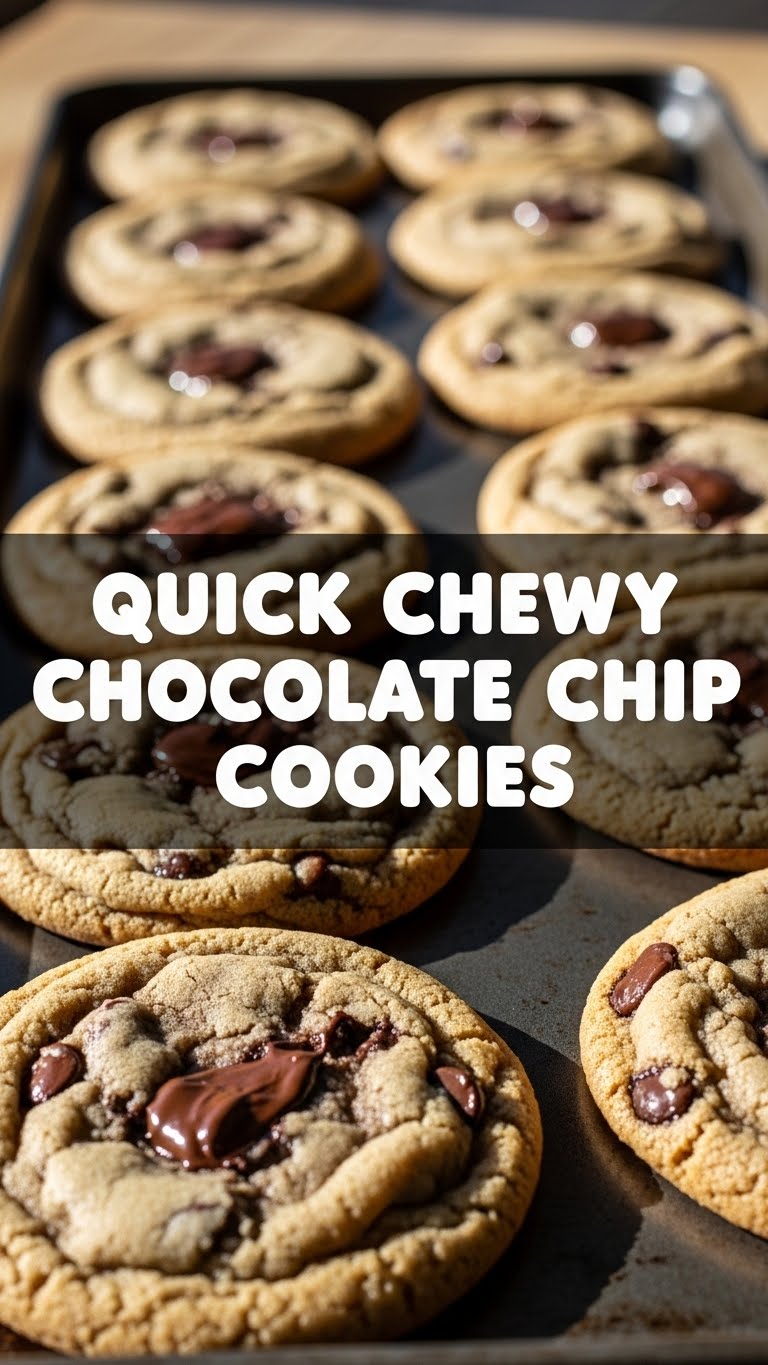 Quick Chewy Chocolate Chip Cookies
