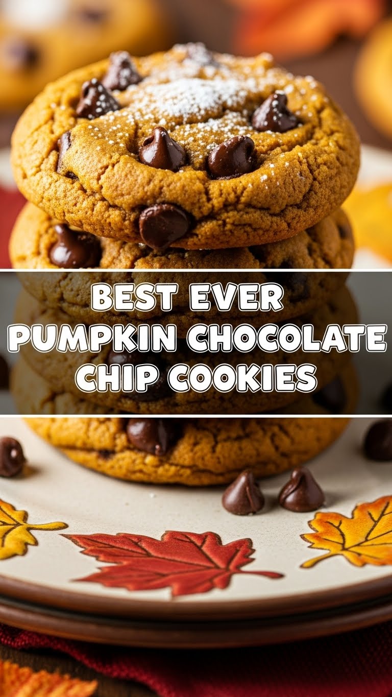 Best Ever Pumpkin Chocolate Chip Cookies