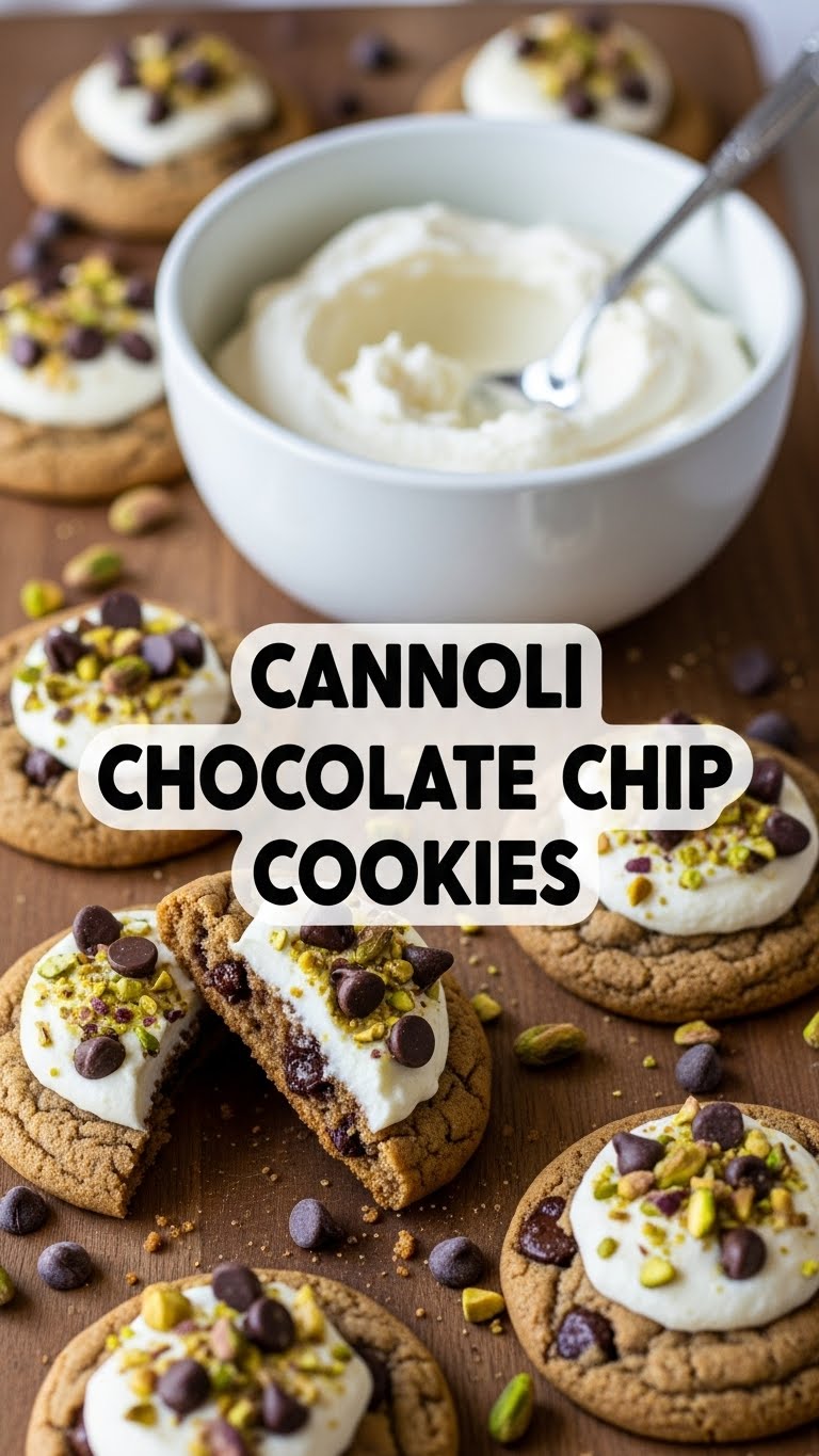 Cannoli Chocolate Chip Cookies