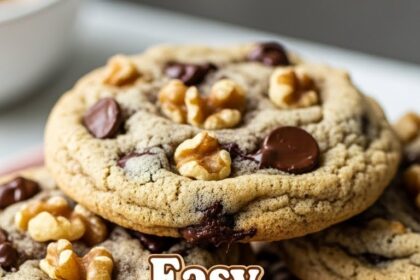 Easy Chocolate Chip Walnut Cookies