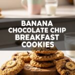 Banana Chocolate Chip Breakfast Cookies
