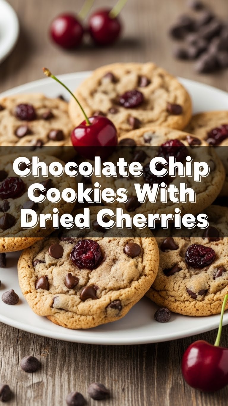 Chocolate Chip Cookies With Dried Cherries