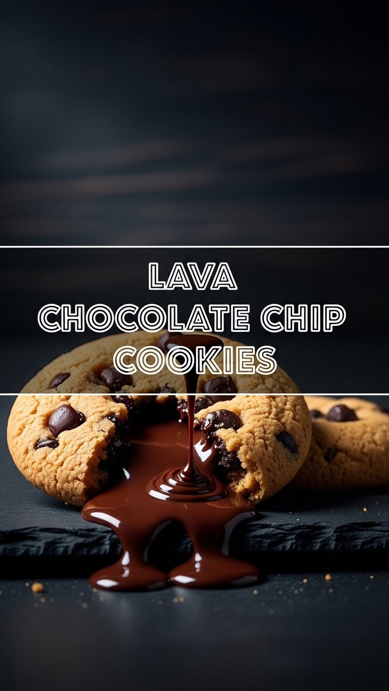 Lava Chocolate Chip Cookies