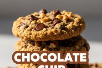 Chocolate Chip Walnut Oatmeal Cookies