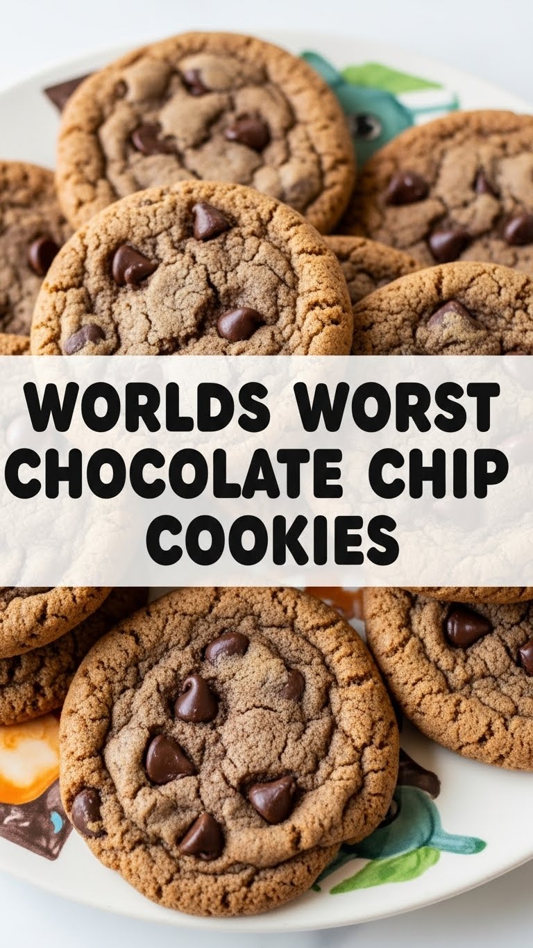 Worlds Worst Chocolate Chip Cookies