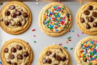 Chocolate Chip And Sprinkle Cookies