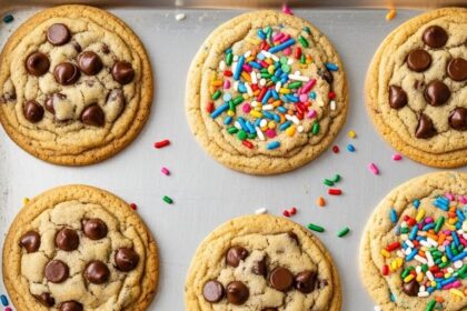 Chocolate Chip And Sprinkle Cookies