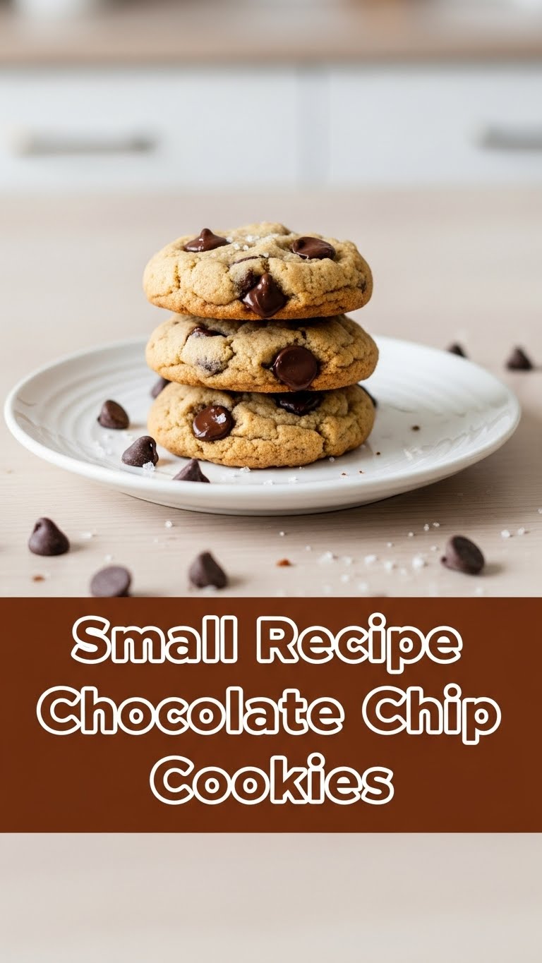 Small Recipe Chocolate Chip Cookies