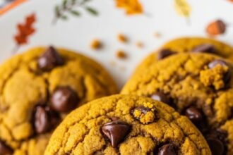 Pumpkin Chocolate Chip Cookies Soft Batch