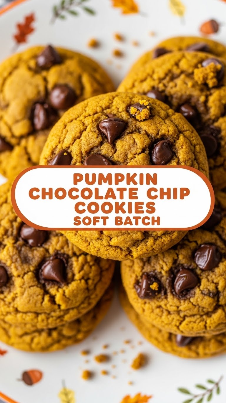Pumpkin Chocolate Chip Cookies Soft Batch