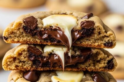 Cream Cheese Chocolate Chocolate Chip Cookies