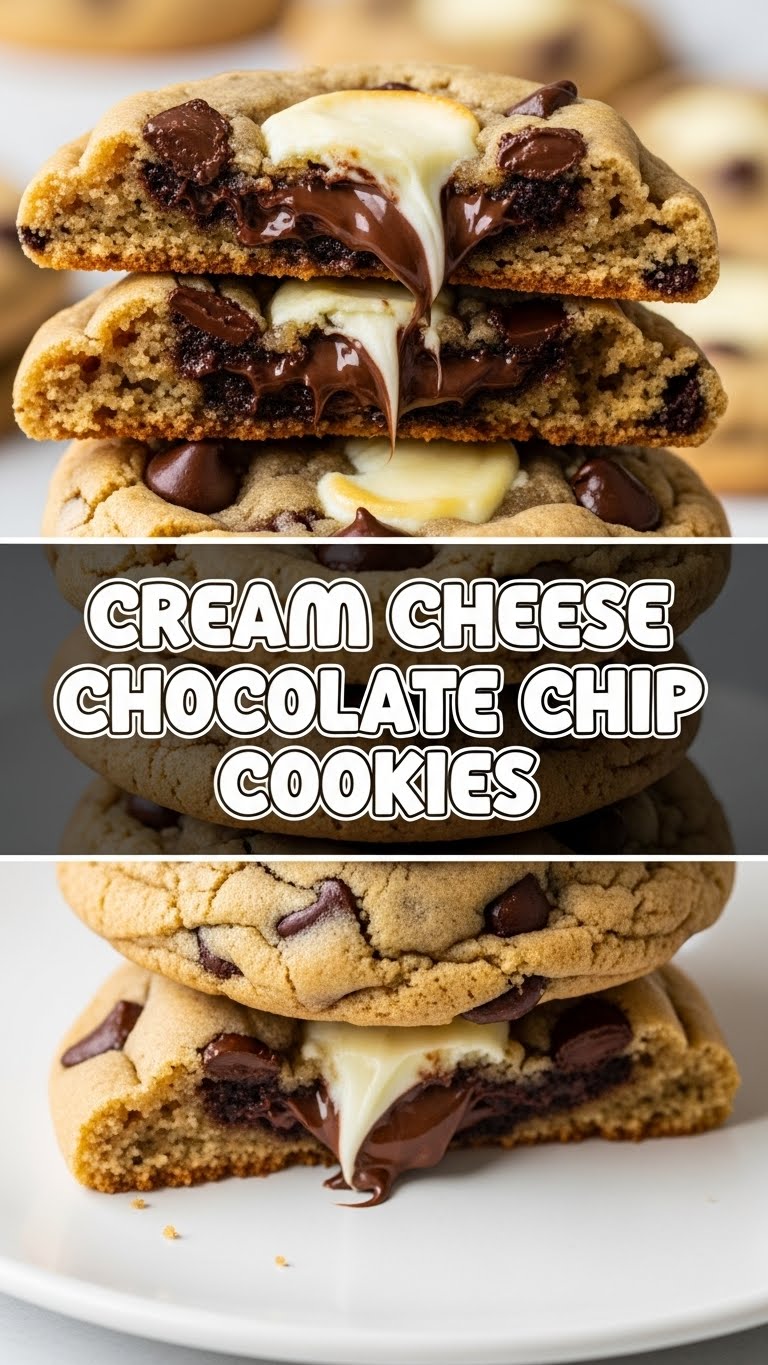 Cream Cheese Chocolate Chocolate Chip Cookies