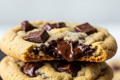 Crispy Vegan Chocolate Chip Cookies