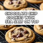 Chocolate Chip Cookies With Sea Salt On Top