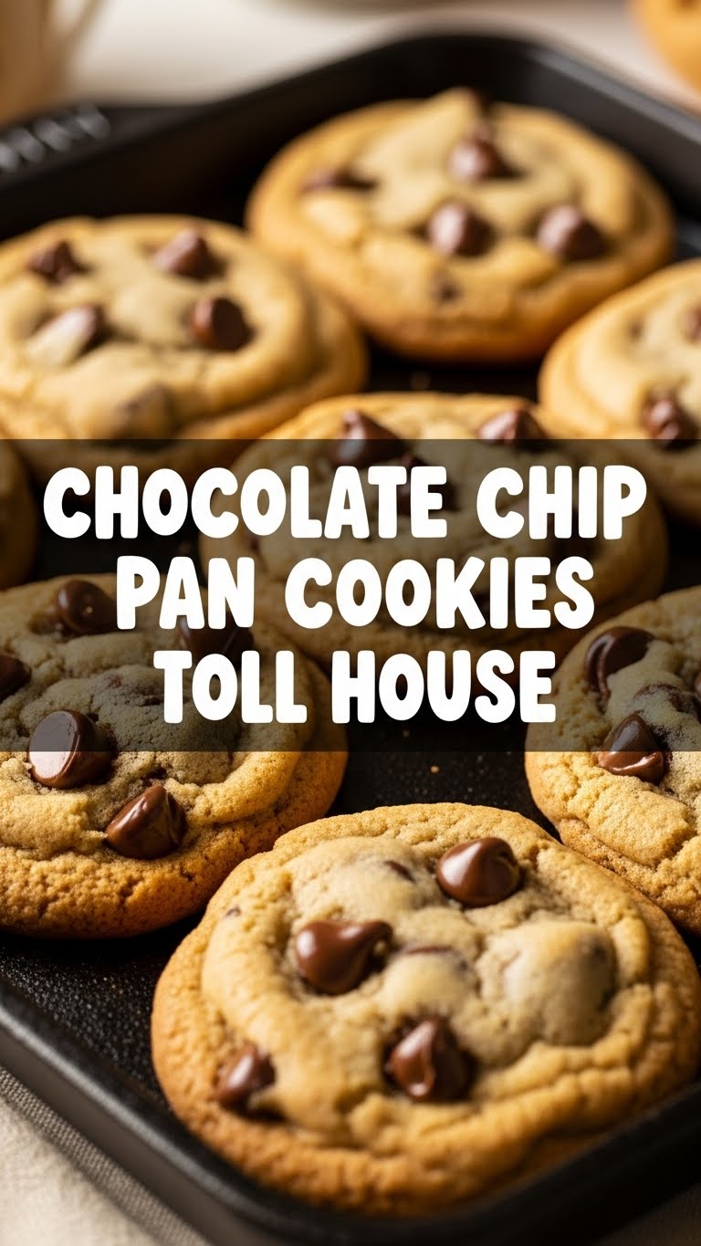 Chocolate Chip Pan Cookies Toll House