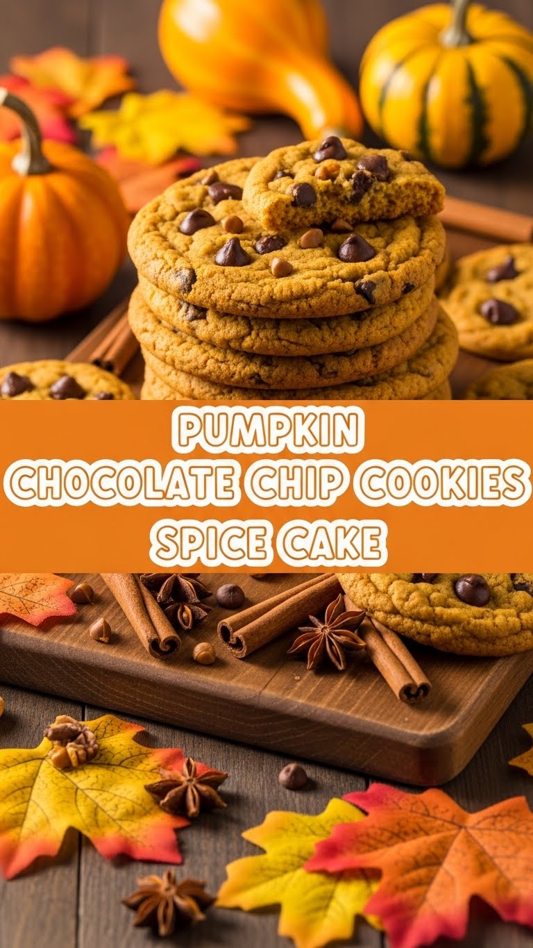 Pumpkin Chocolate Chip Cookies Spice Cake