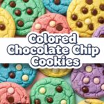 Colored Chocolate Chip Cookies