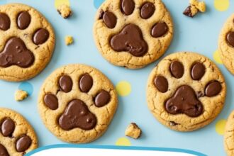 Paw Print Chocolate Chip Cookies