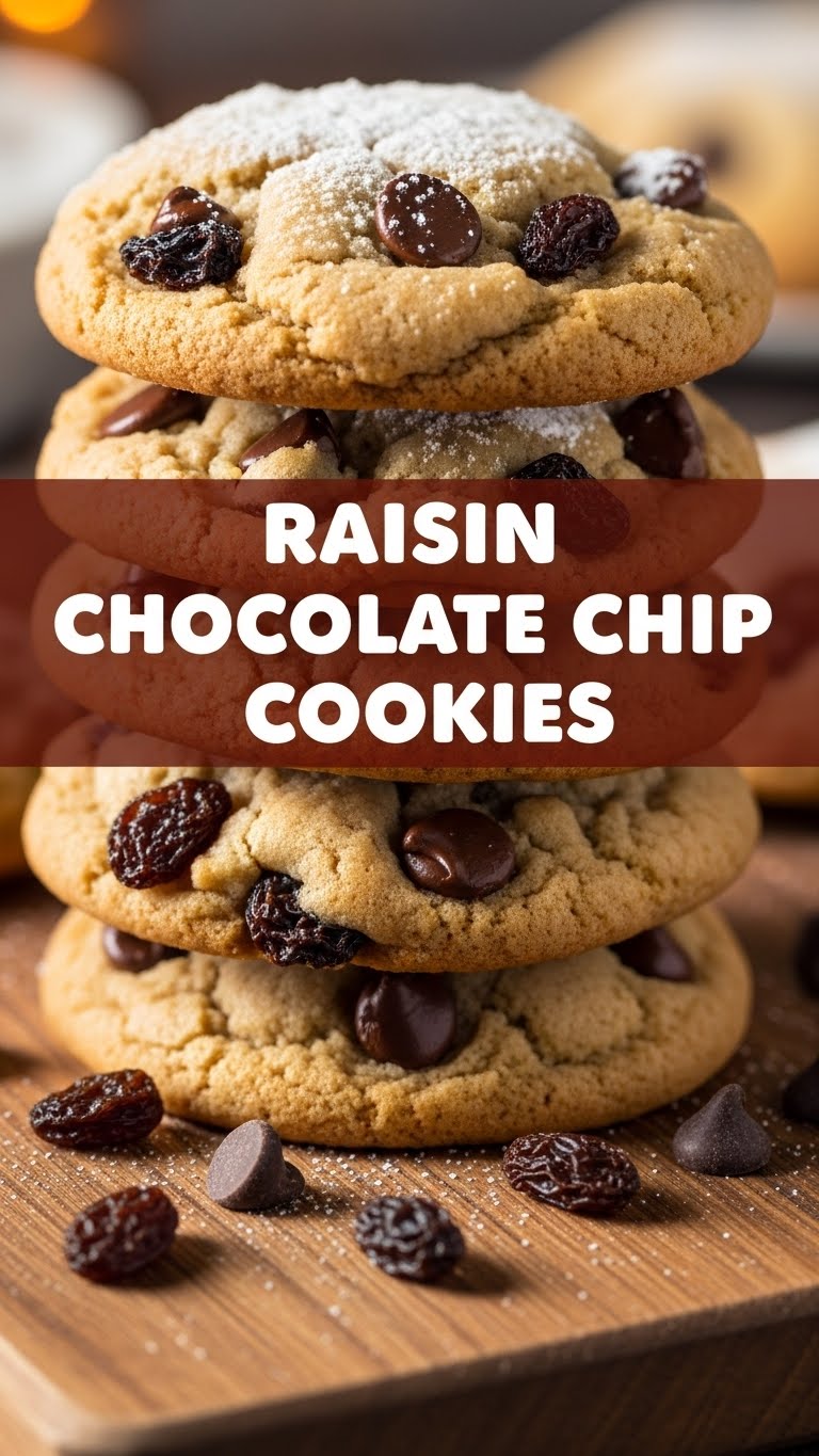 Raisin Chocolate Chip Cookies