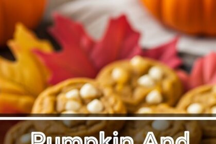 Pumpkin And White Chocolate Chip Cookies