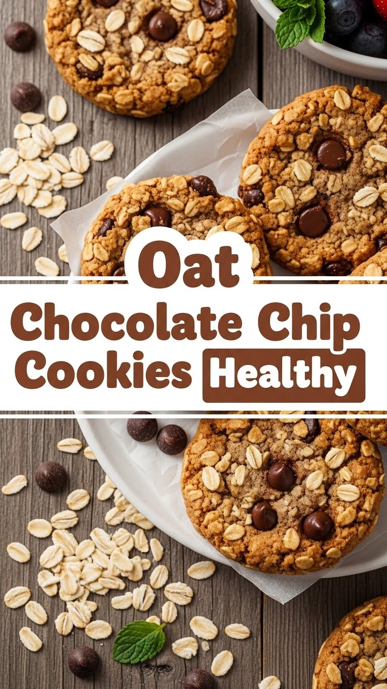 Oat Chocolate Chip Cookies Healthy