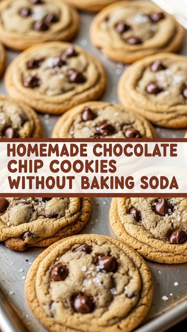 Homemade Chocolate Chip Cookies Without Baking Soda