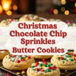 Christmas Chocolate Chip Sprinkles Butter Cookies