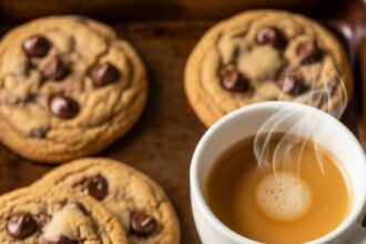 Browned Butter Espresso Chocolate Chip Cookies