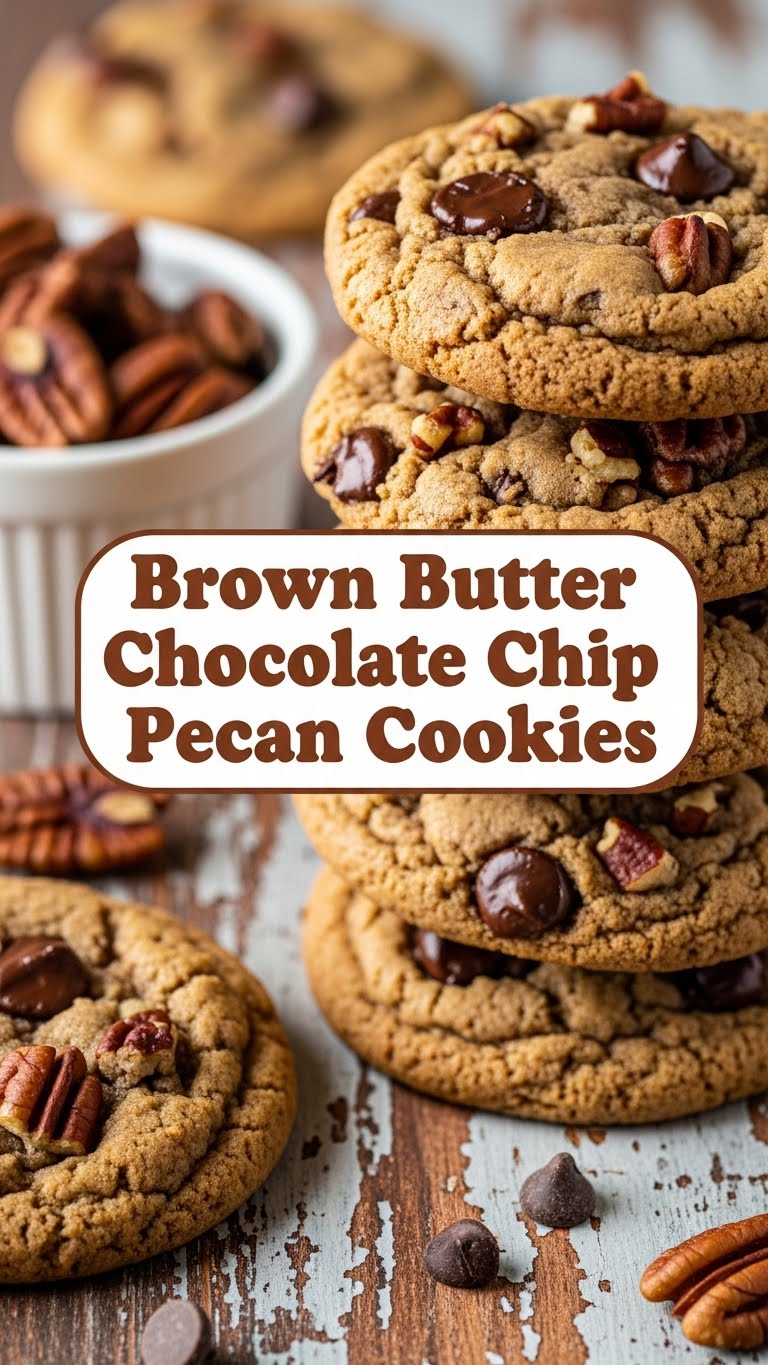 Brown Butter Chocolate Chip Pecan Cookies